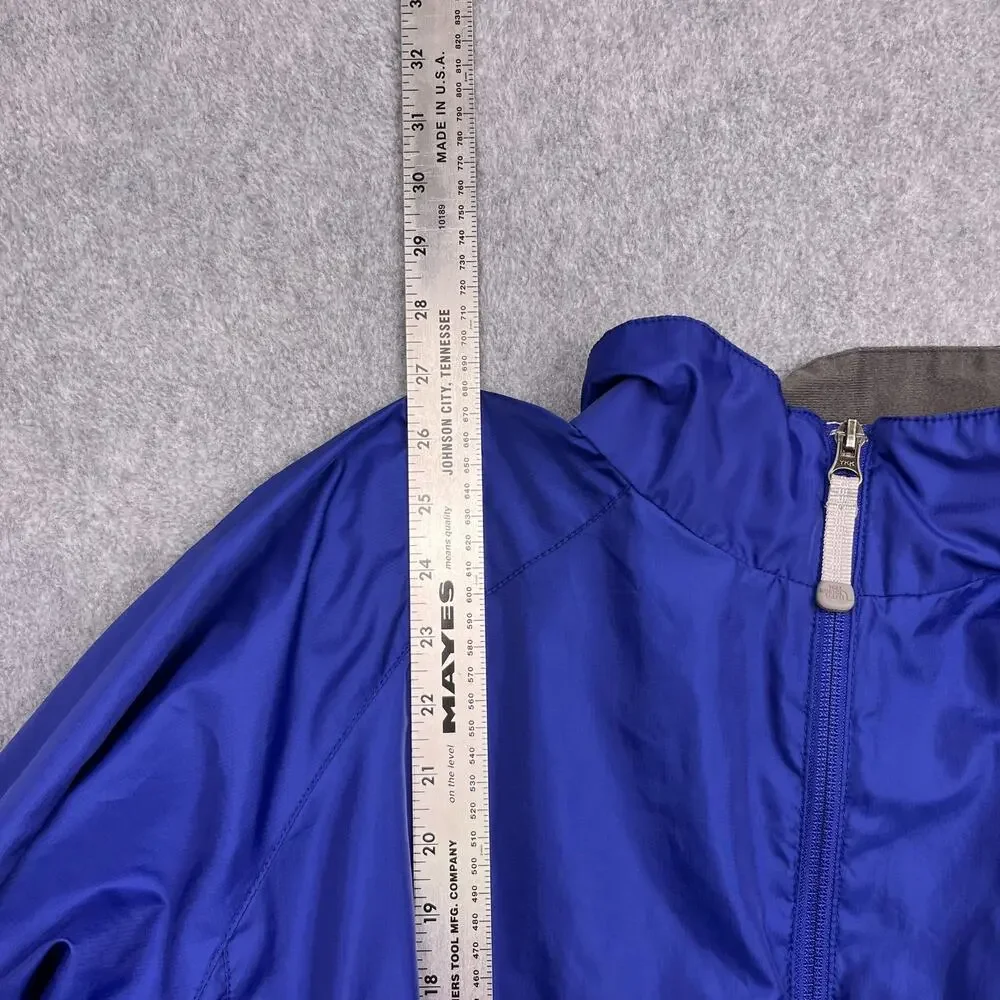 The North Face Windbreaker Jacket Mens XL Blue Polyester Full-Zip‎ Long Sleeve